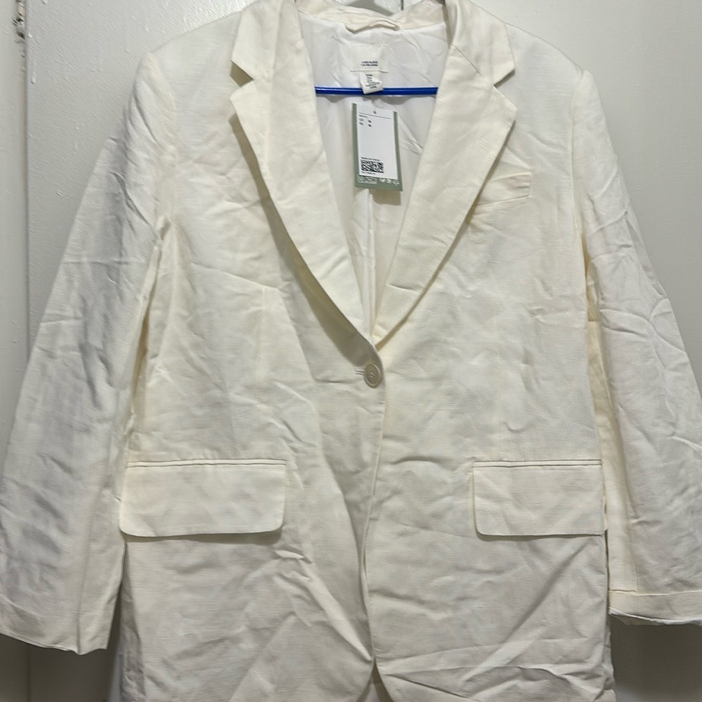 H&M linen blazer